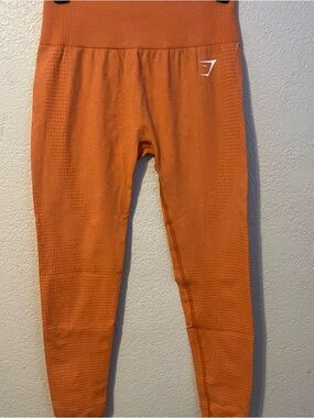 Gymshark Orange Seamless High-Rise Women Leggings